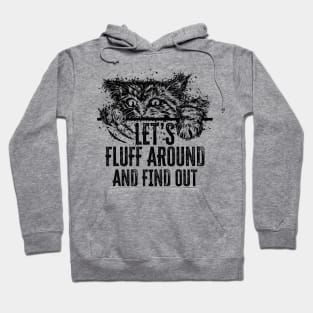 Let's Fluff Around and Find Out Funny Cat Hoodie